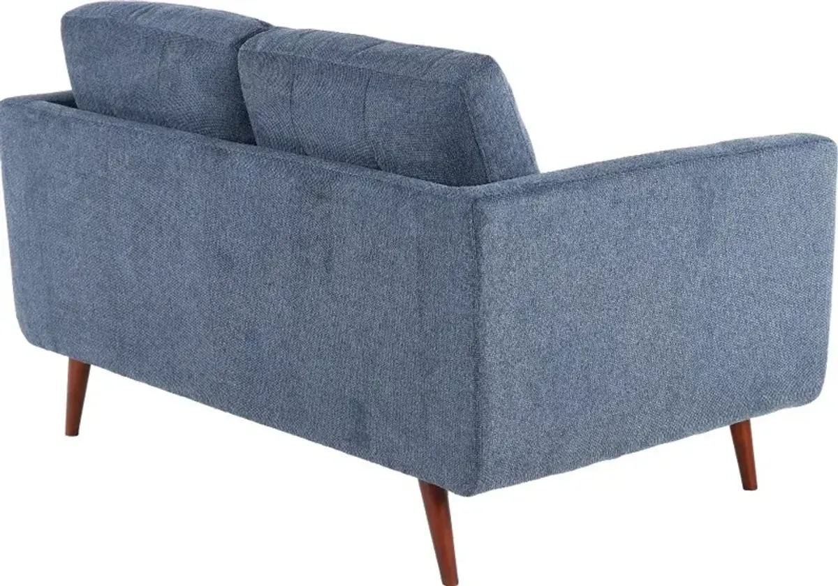 Liverpool Denim Blue Loveseat