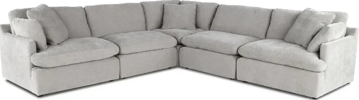 Inez Gray 5 Piece Sectional