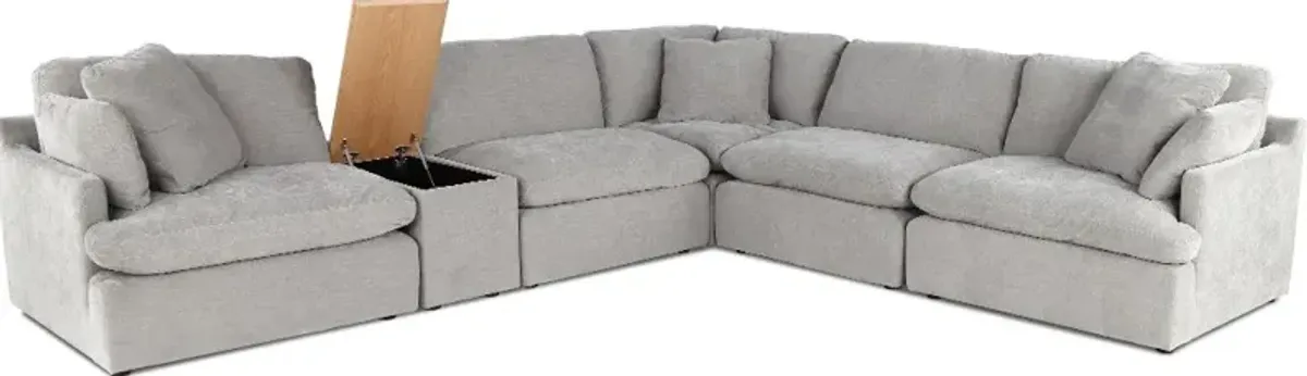 Inez Gray 6 Piece Sectional