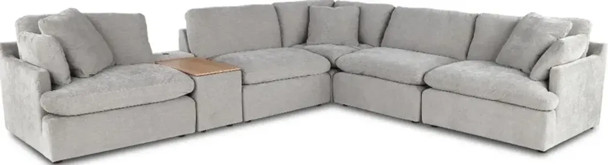 Inez Gray 6 Piece Sectional