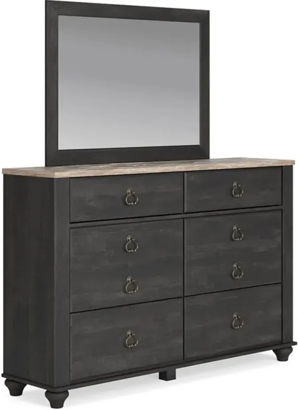 Darkhaven Charcoal Black Dresser