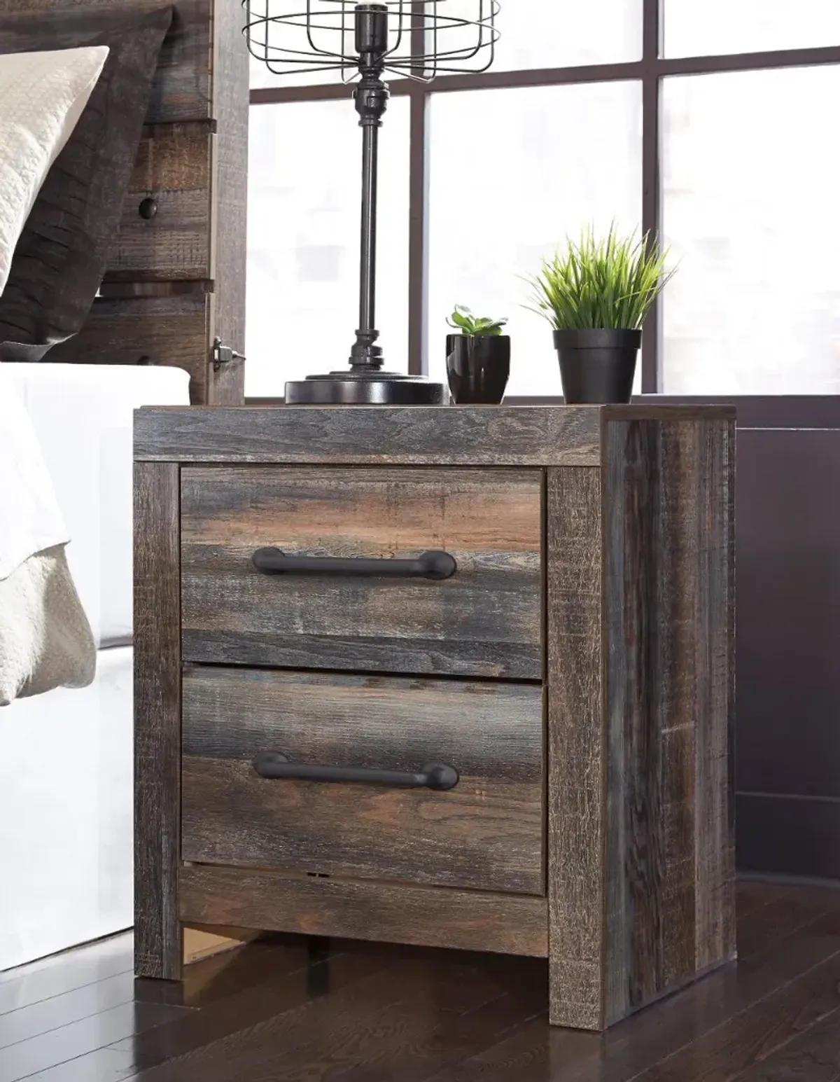 Sunset Park Rustic Brown Nightstand