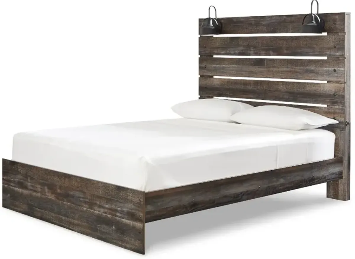 Sunset Park Rustic Brown Queen Bed