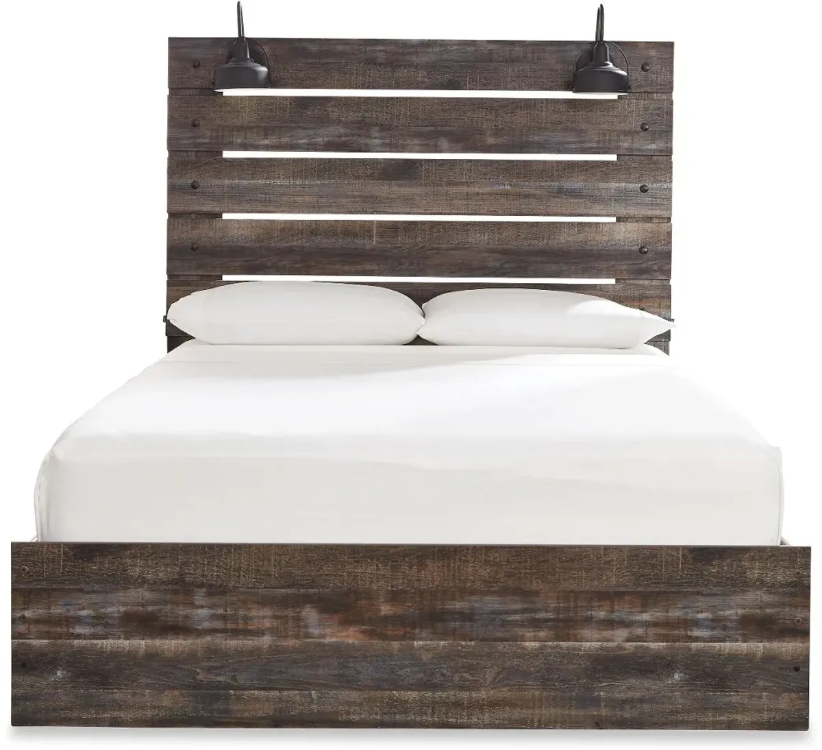 Sunset Park Rustic Brown Queen Bed