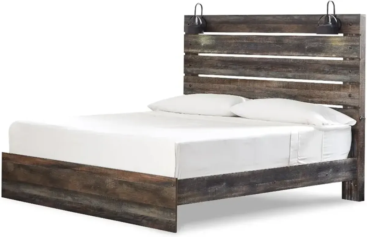 Sunset Park Rustic Brown King Bed