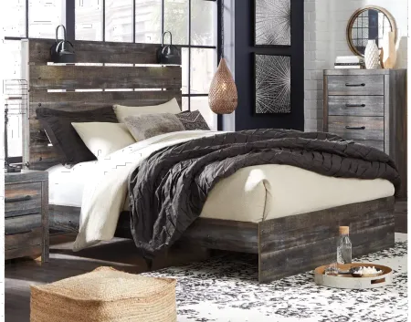 Sunset Park Rustic Brown King Bed