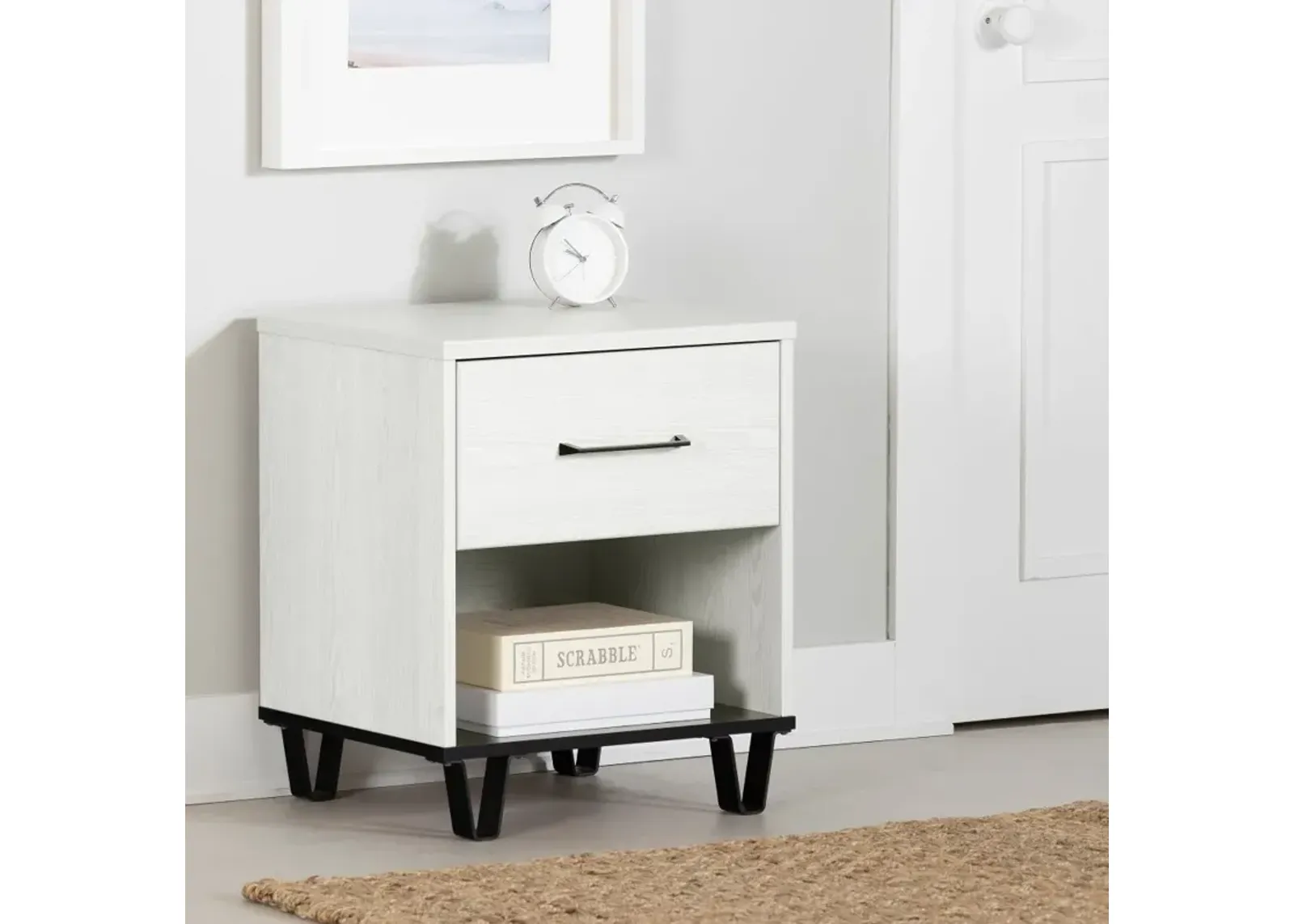 Arlen White Pine Nightstand