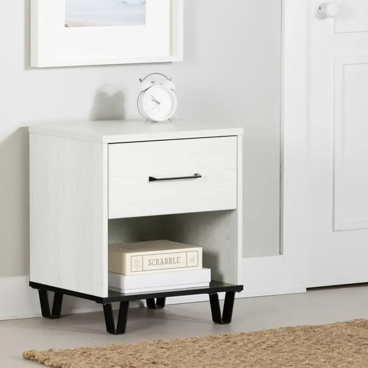 Arlen White Pine Nightstand