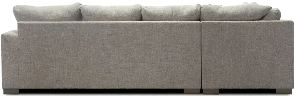 Villanova Oatmeal Taupe 2 Piece Sectional