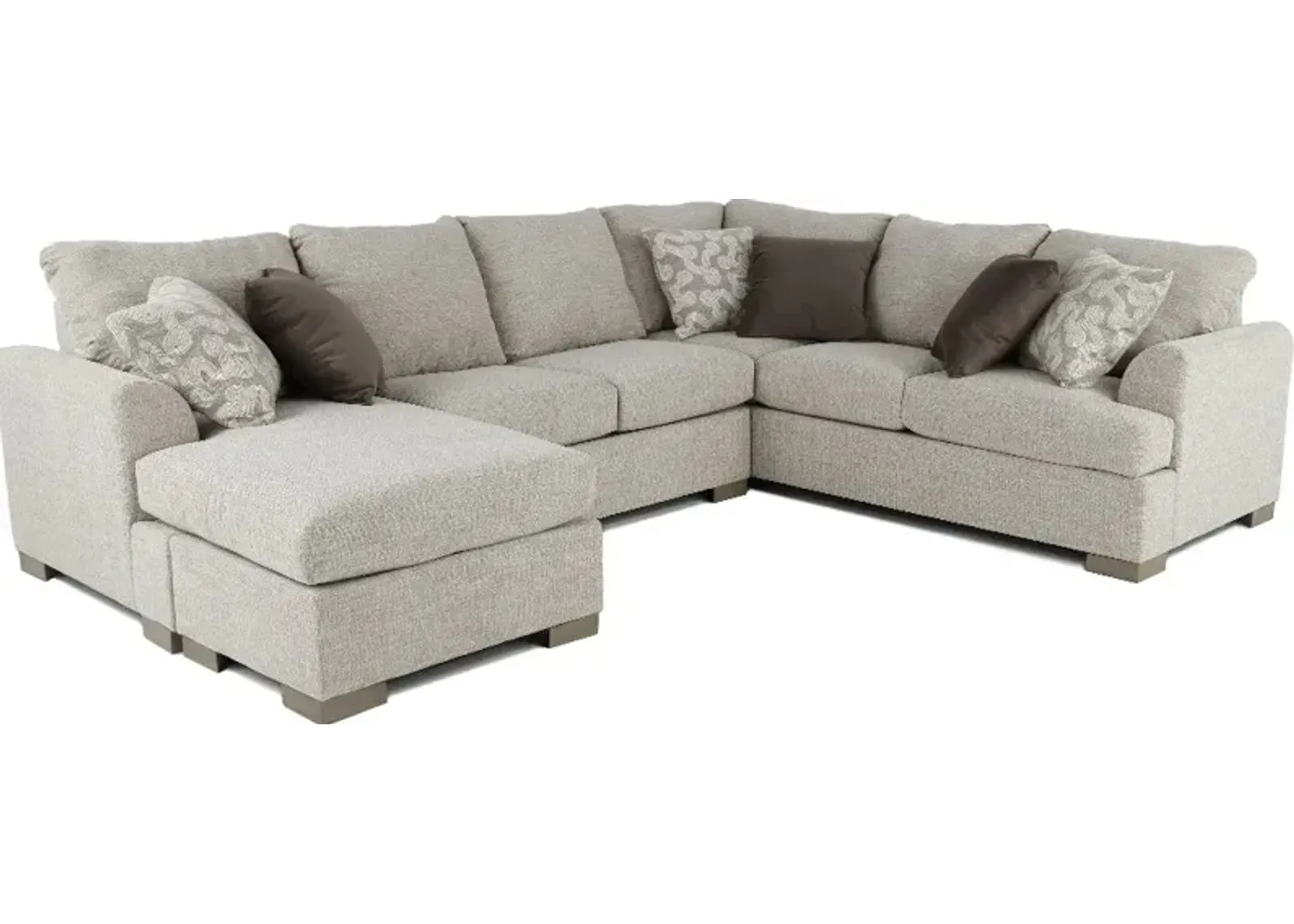 Villanova Oatmeal Taupe 2 Piece Sectional