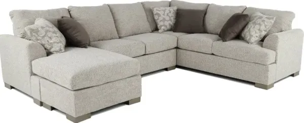 Villanova Oatmeal Taupe 2 Piece Sectional