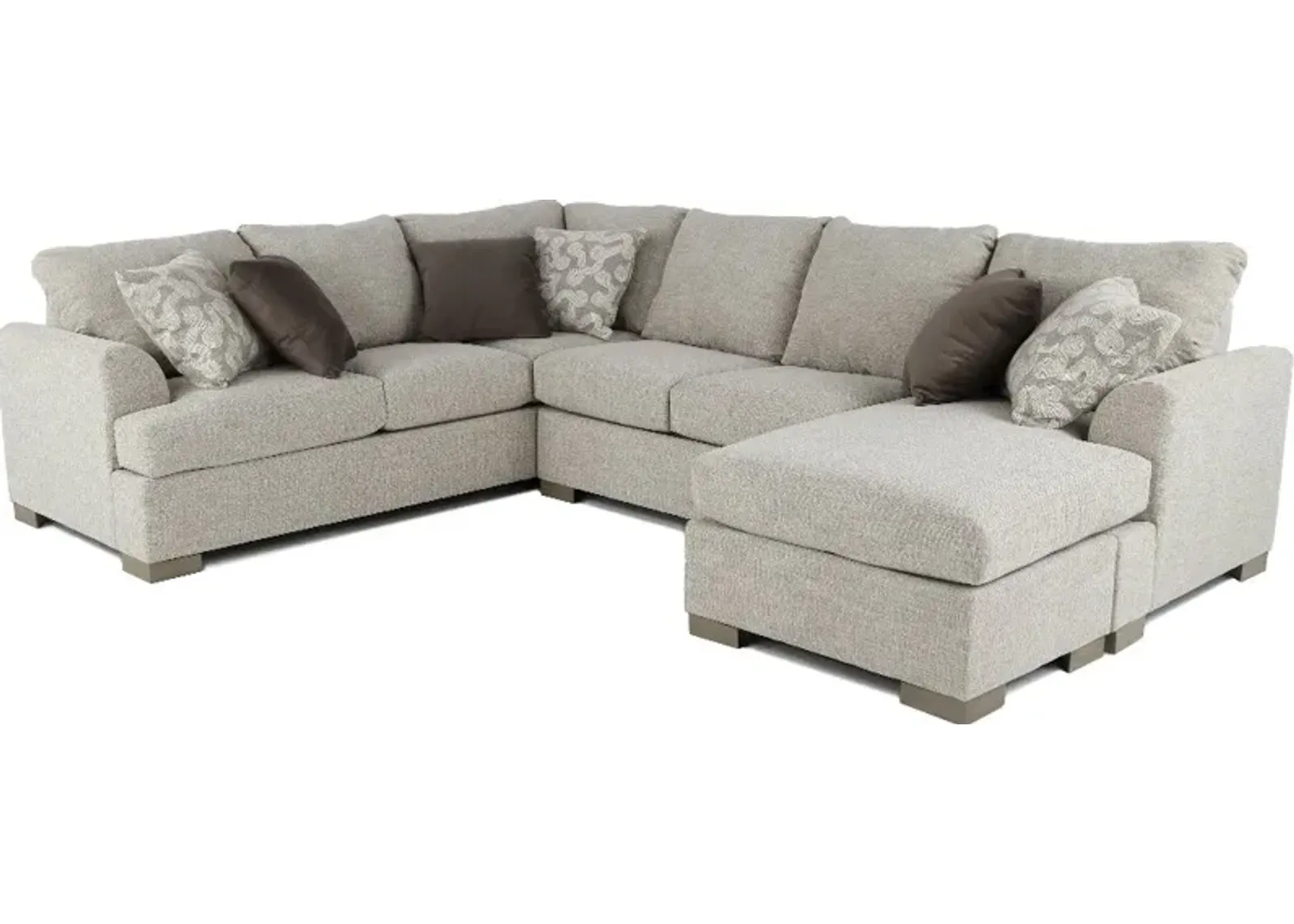 Villanova Oatmeal Taupe 2 Piece Sectional