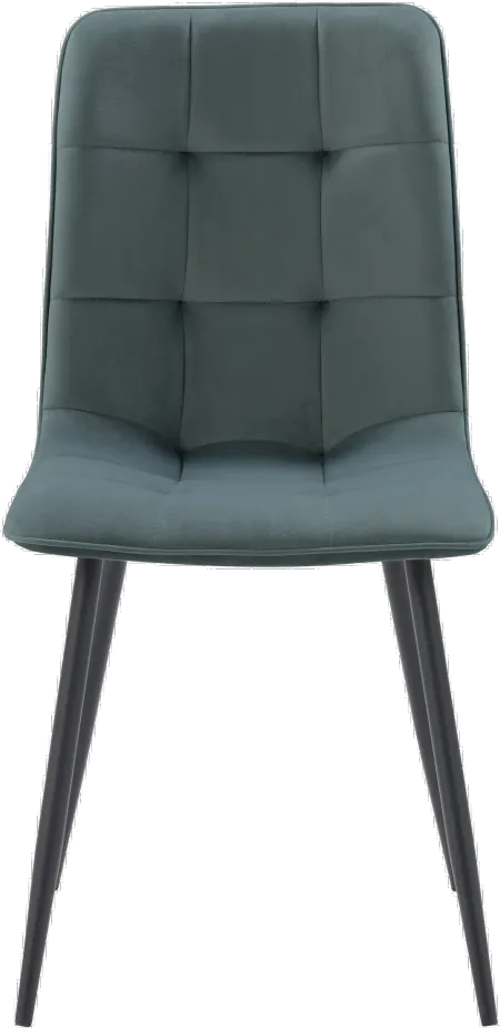 Nash Teal Velvet Side Chair, Set of 2