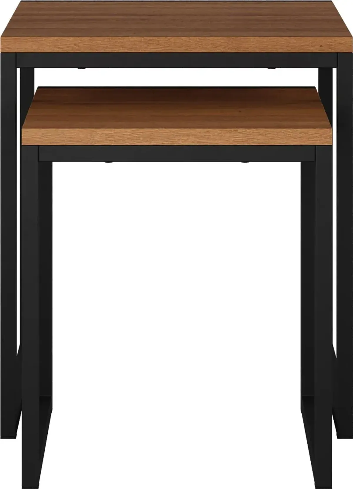 Fort Woth Brown Square Nesting Side Tables