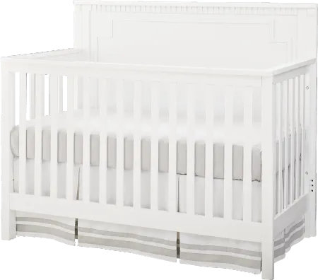 Emery White 3-in-1 Convertible Crib