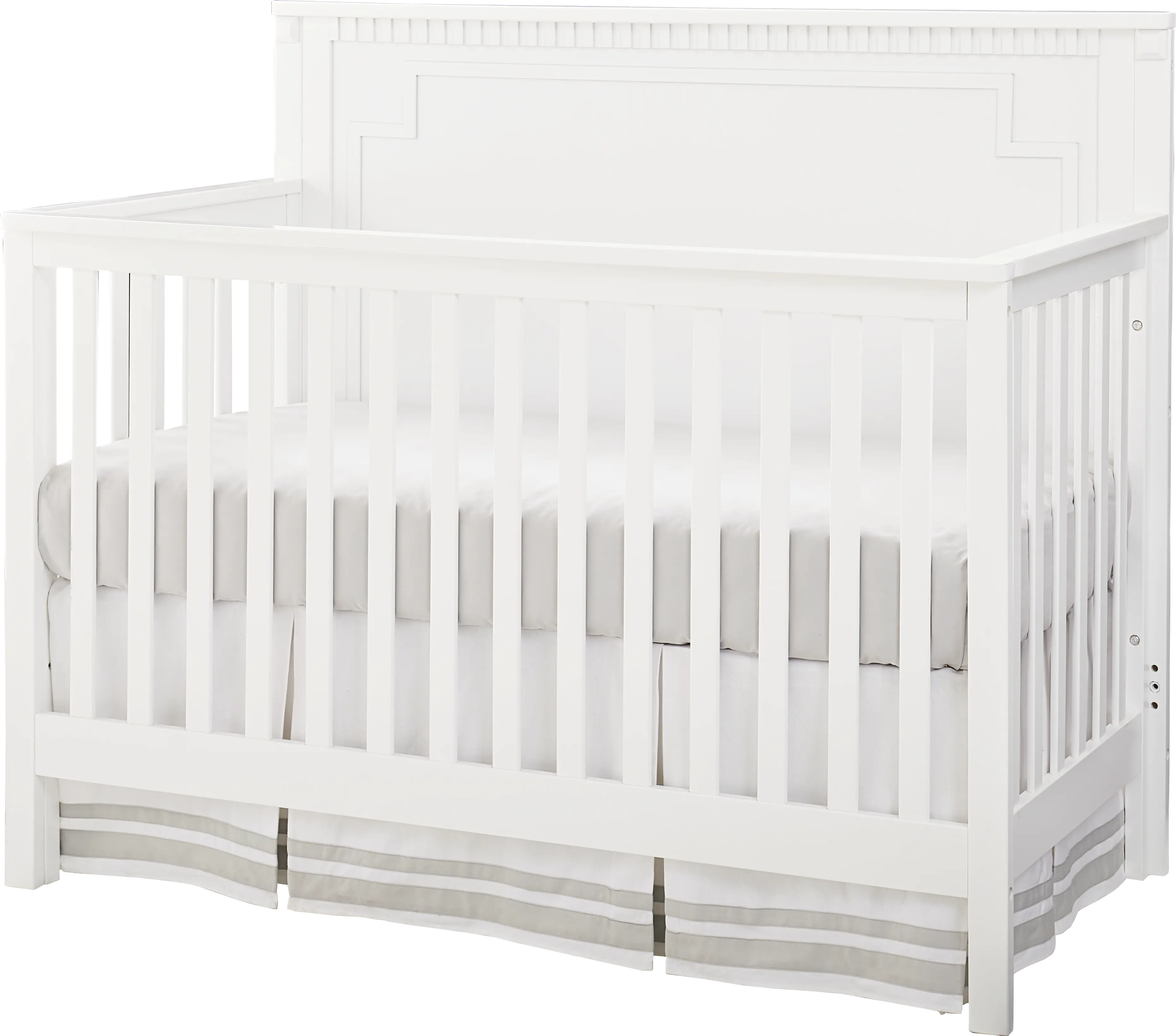 Emery White 3-in-1 Convertible Crib