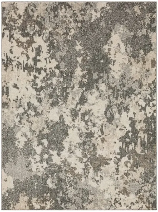 Whimsey 5 x 8 Osier Abstract Gray Area Rug