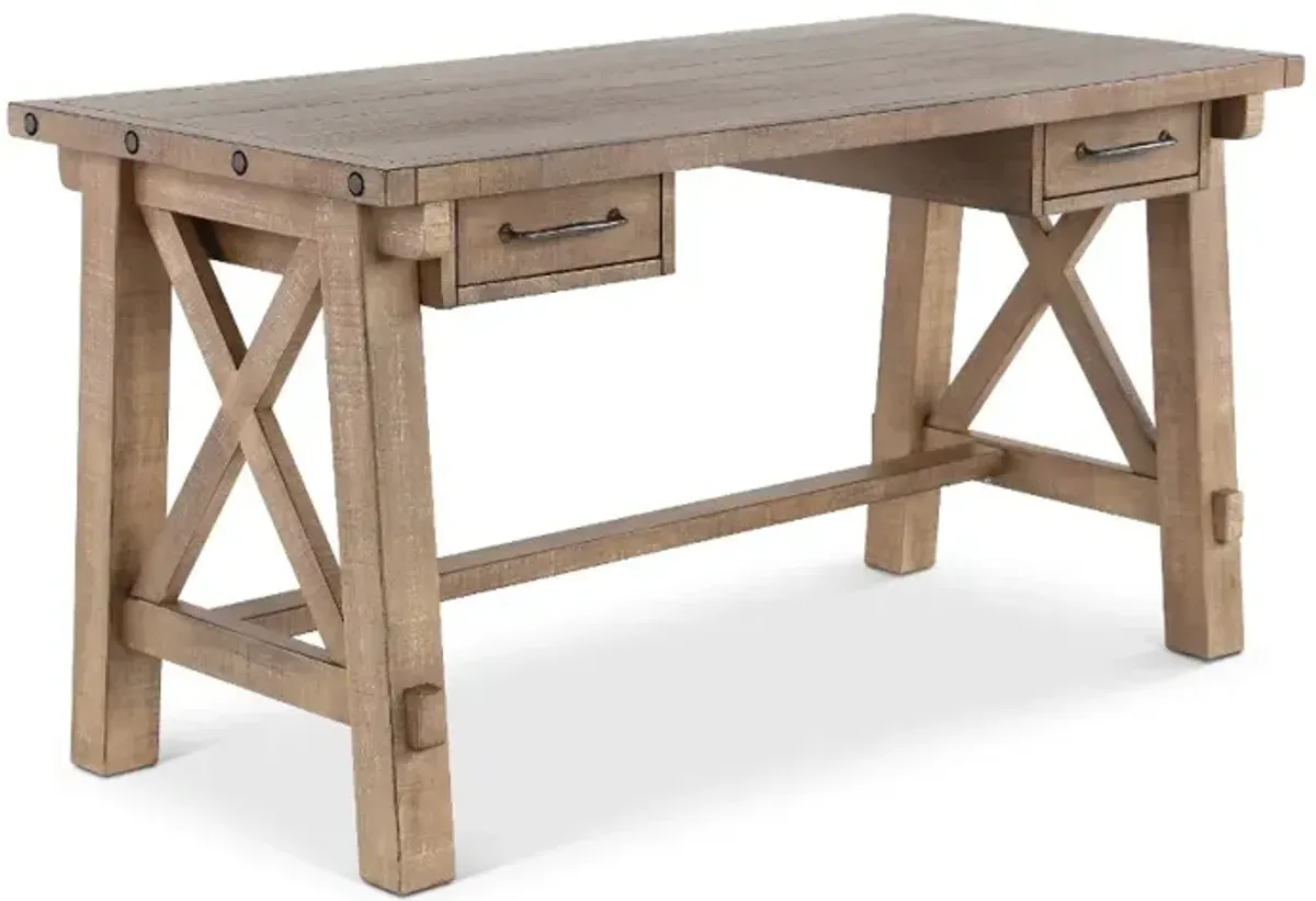 Vivian Light Brown Writing Desk