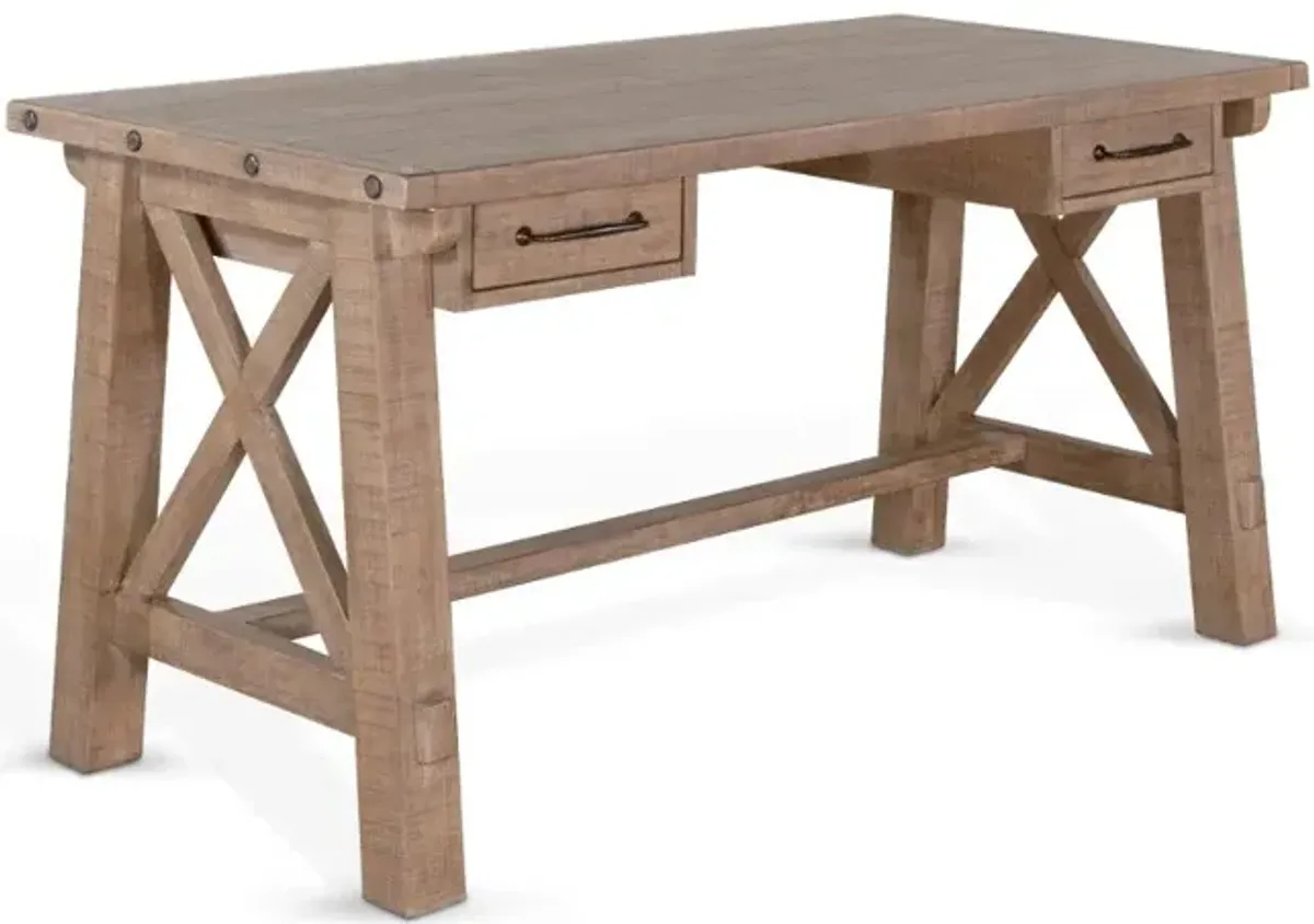 Vivian Light Brown Writing Desk
