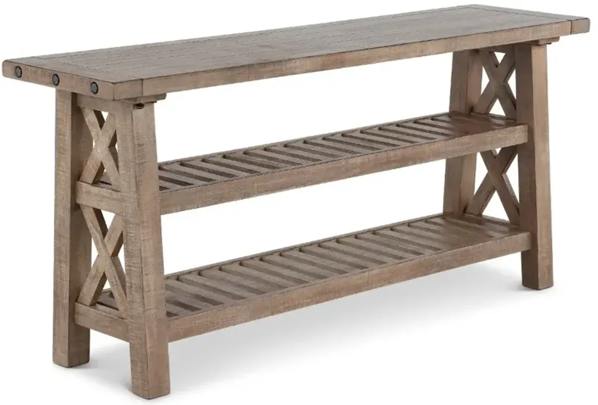 Vivian Light Brown Sofa Table