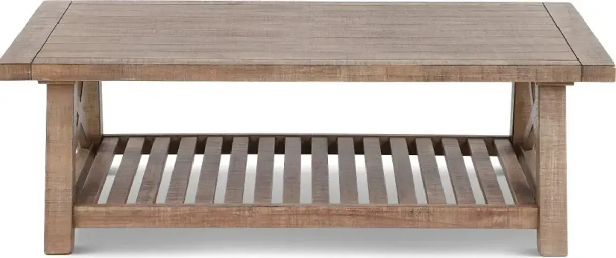 Vivian Light Brown Coffee Table
