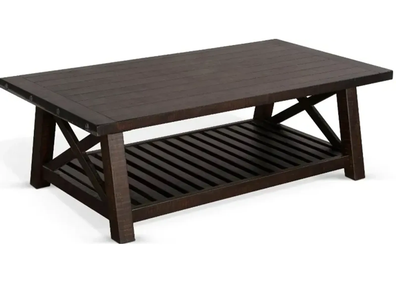 Vivian Raisin Brown Coffee Table