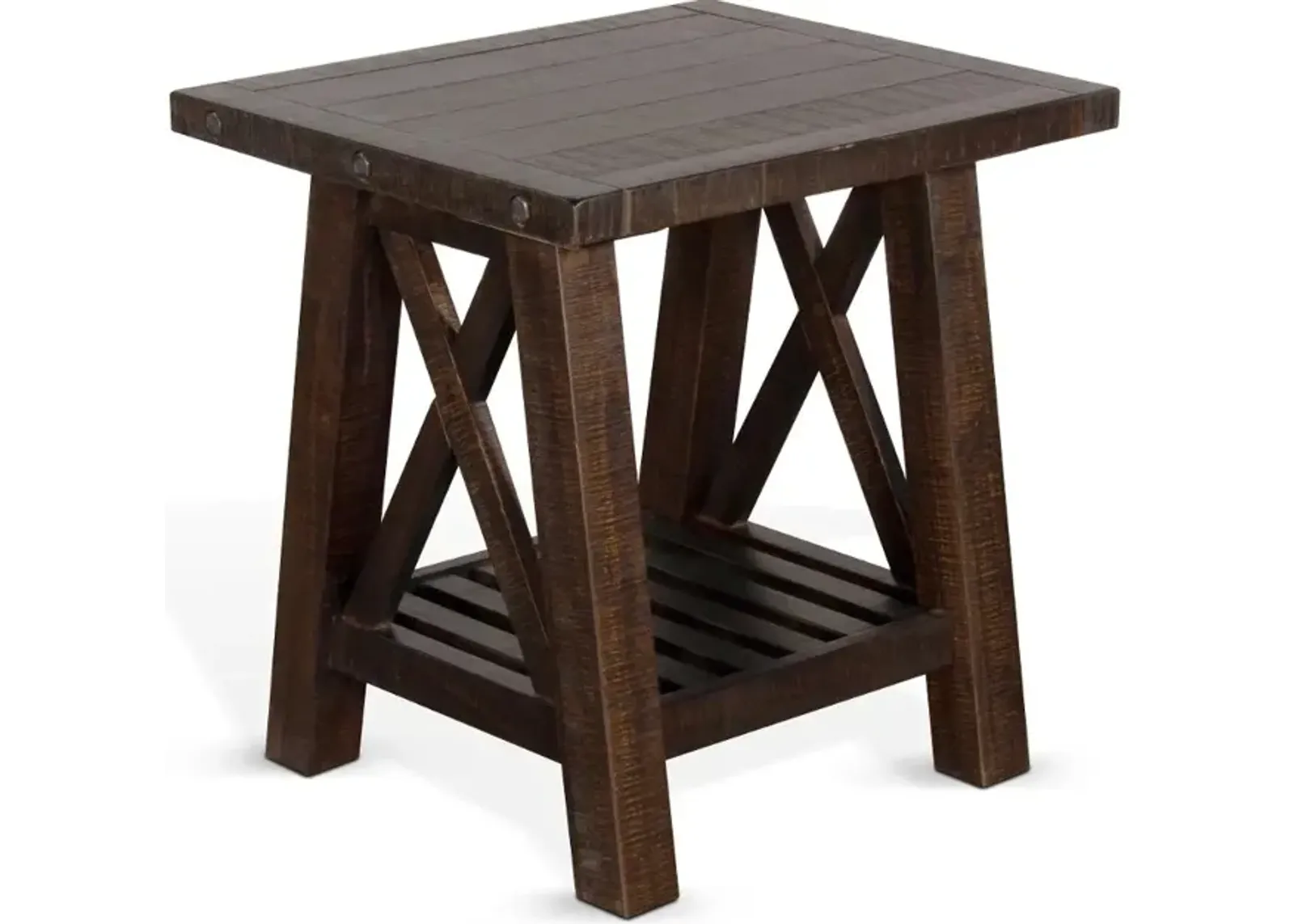 Vivian Raisin Brown End Table