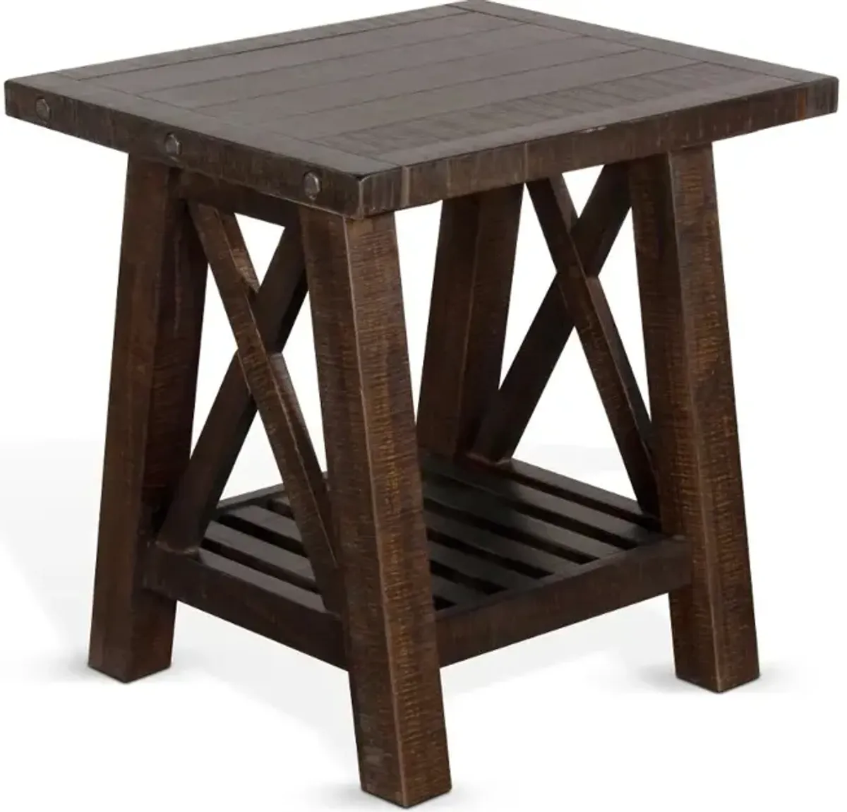 Vivian Raisin Brown End Table