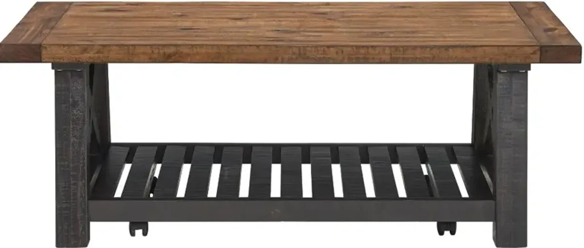 Bolton Black and Natural Coffee Table