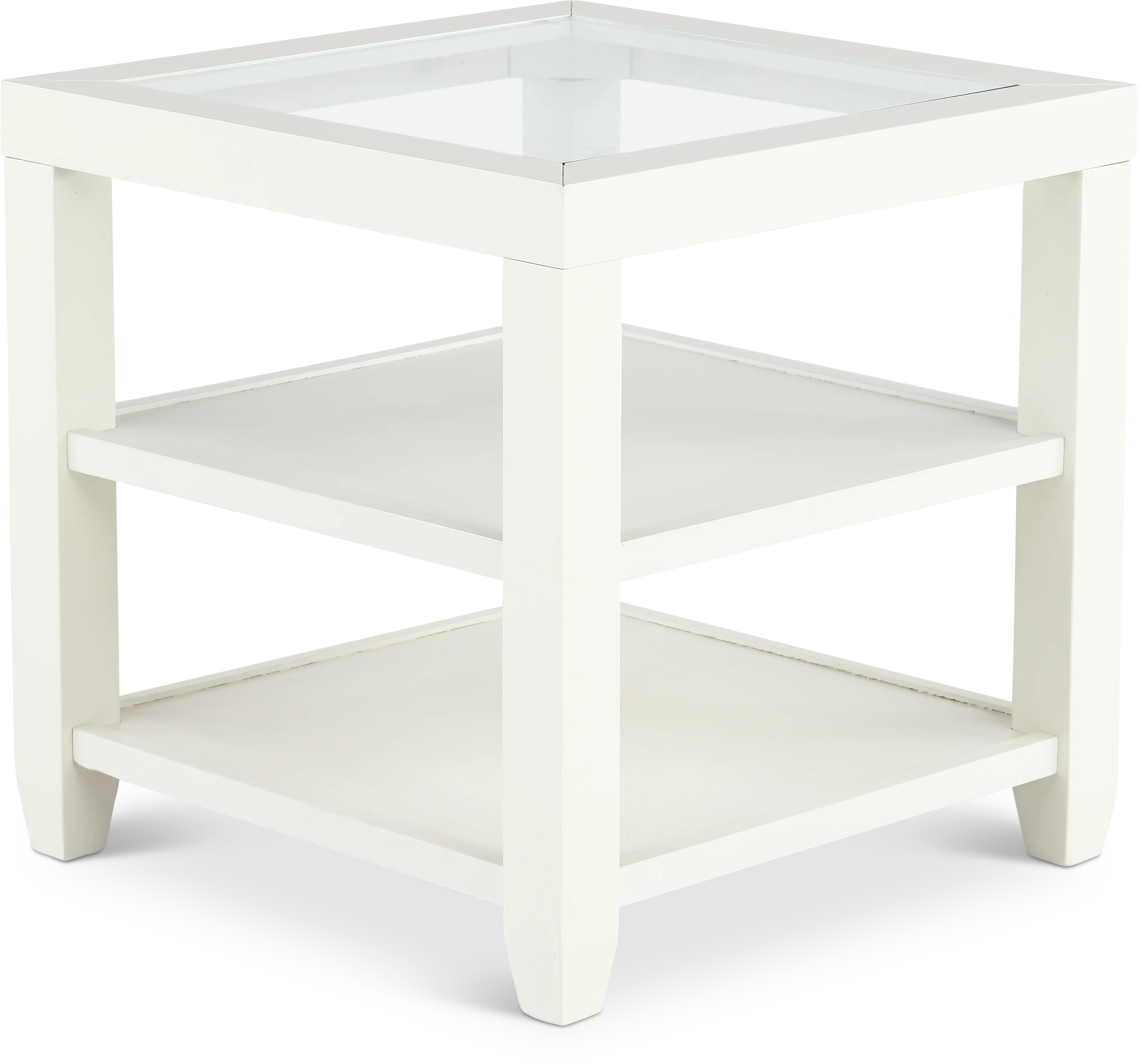 Cordero White End Table