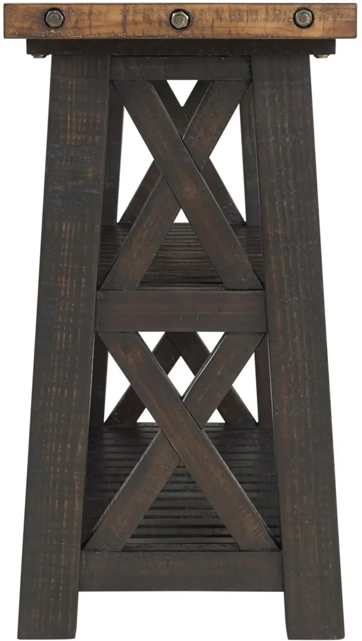 Bolton Black and Natural Sofa Table