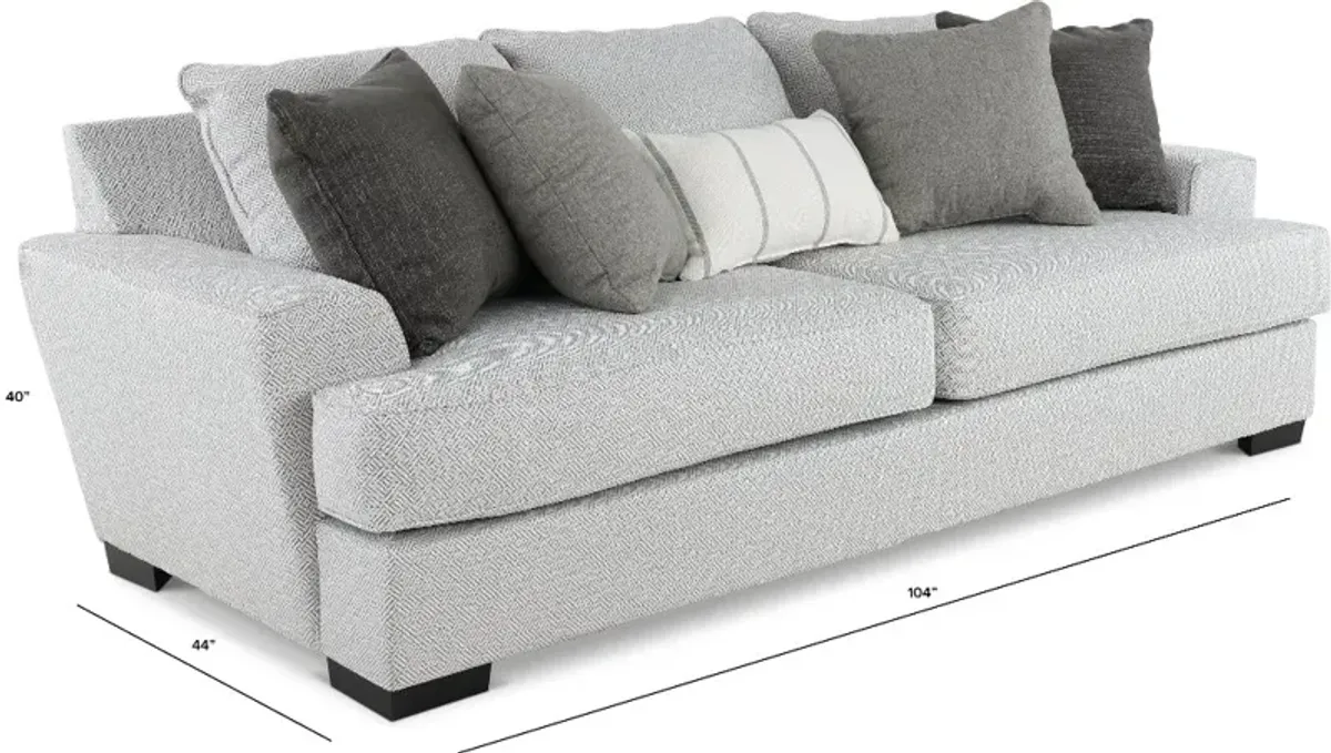 Renegade Pewter Gray Sofa Bed