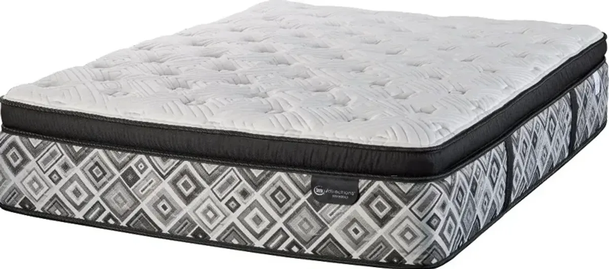 Serta Argente Hybrid Plush Euro Top Twin Mattress