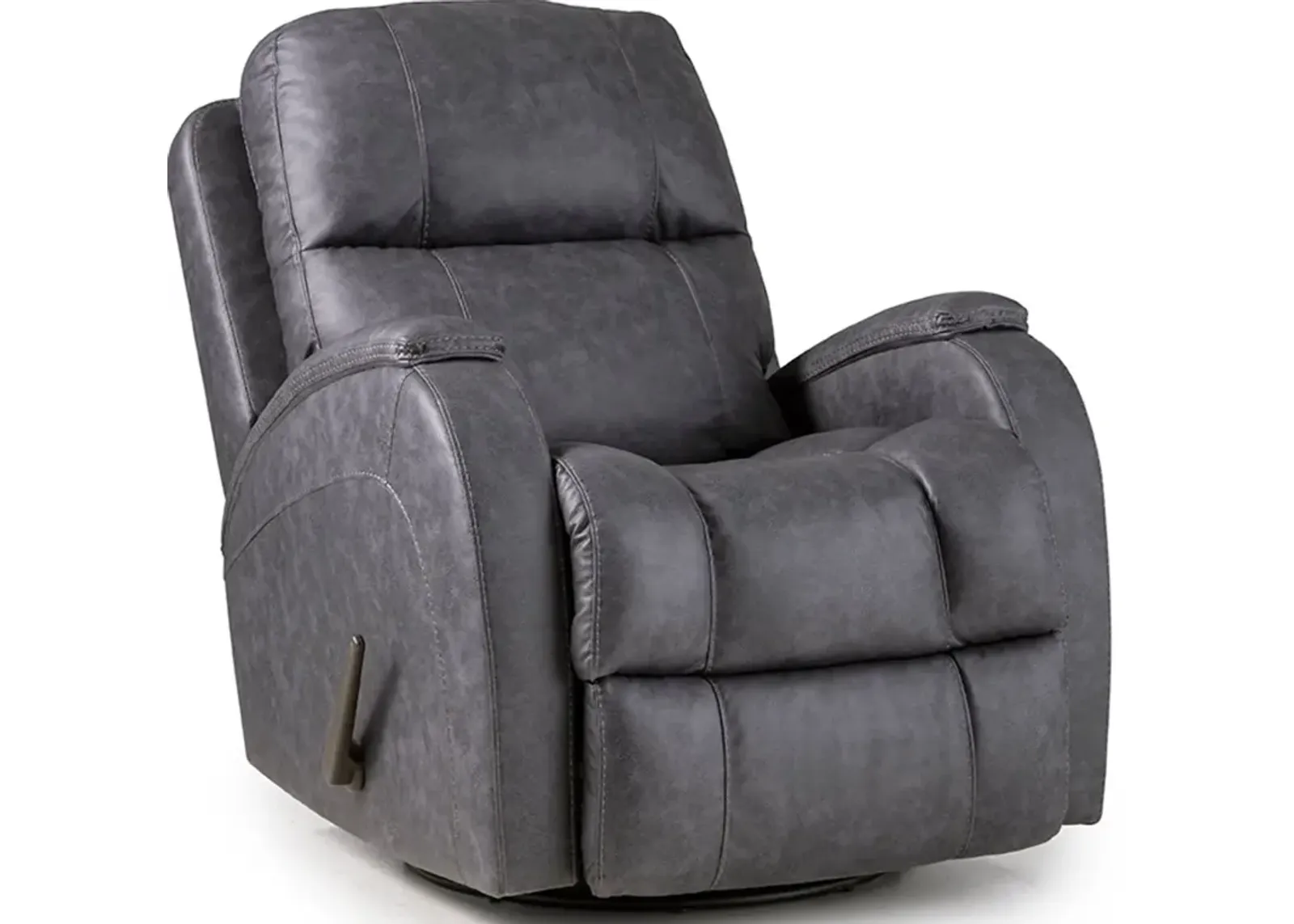 Zena Bolero Graphite Swivel Glider Recliner