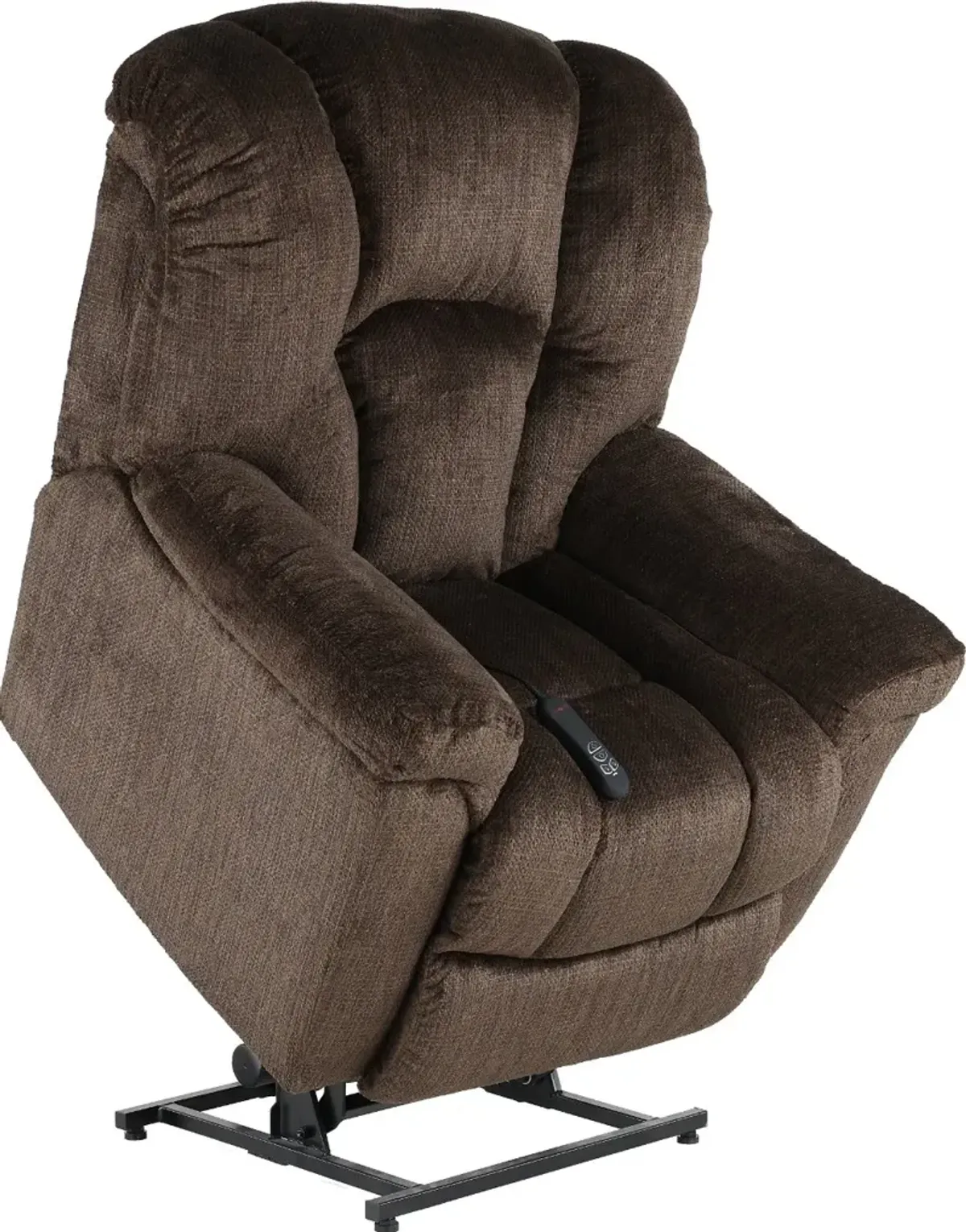 Equalizer Fudge Dark Brown Power Lift Recliner