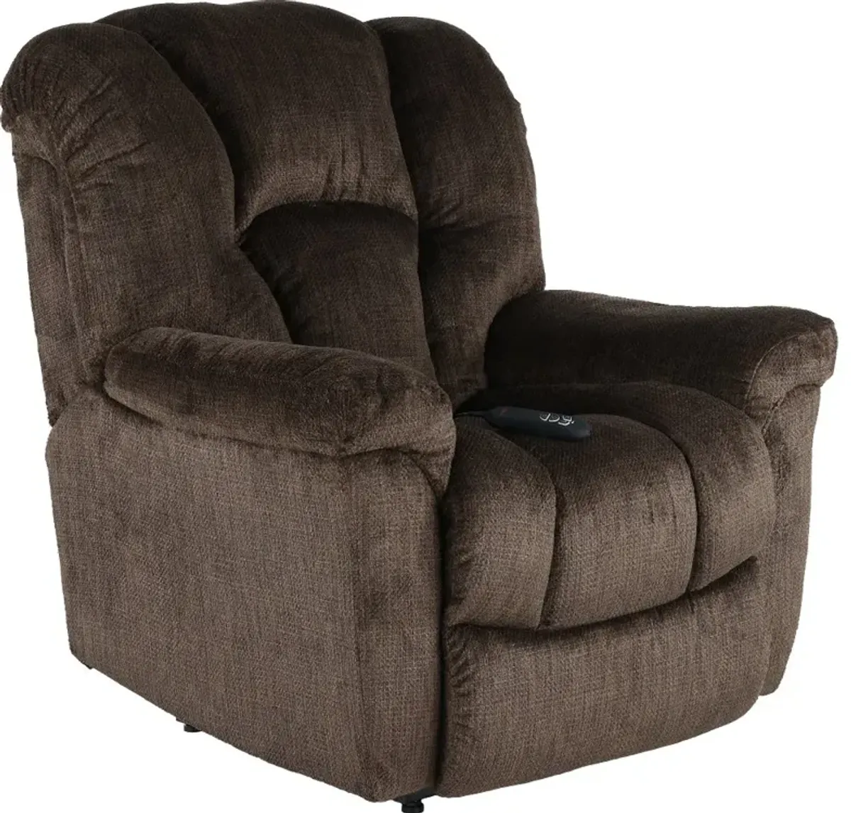 Equalizer Fudge Dark Brown Power Lift Recliner