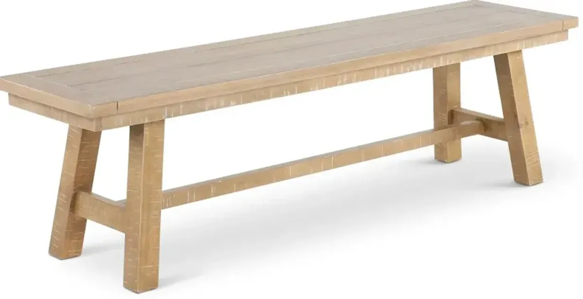 Beach House Natural Dining Bench