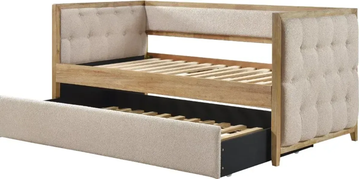 Dearborn Oak Twin Daybed with Trundle