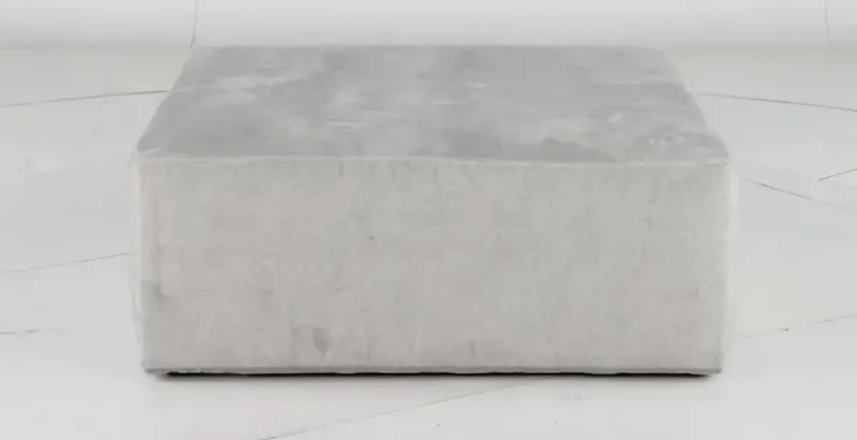 Titan Gray Cocktail Ottoman