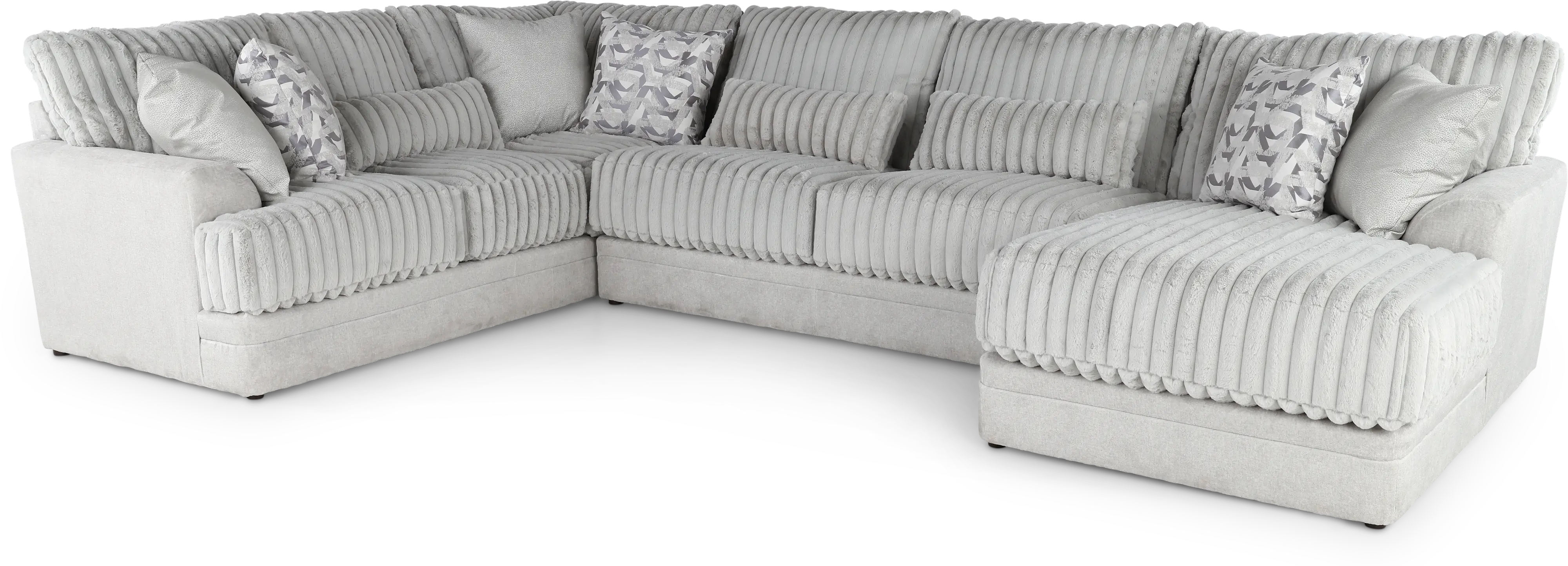 Titan Gray 3 Piece Sectional