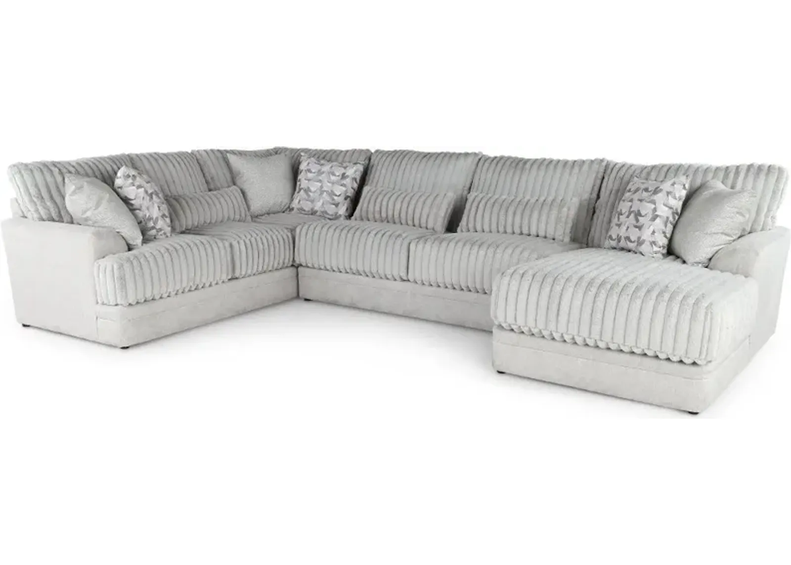 Titan Gray 3 Piece Sectional