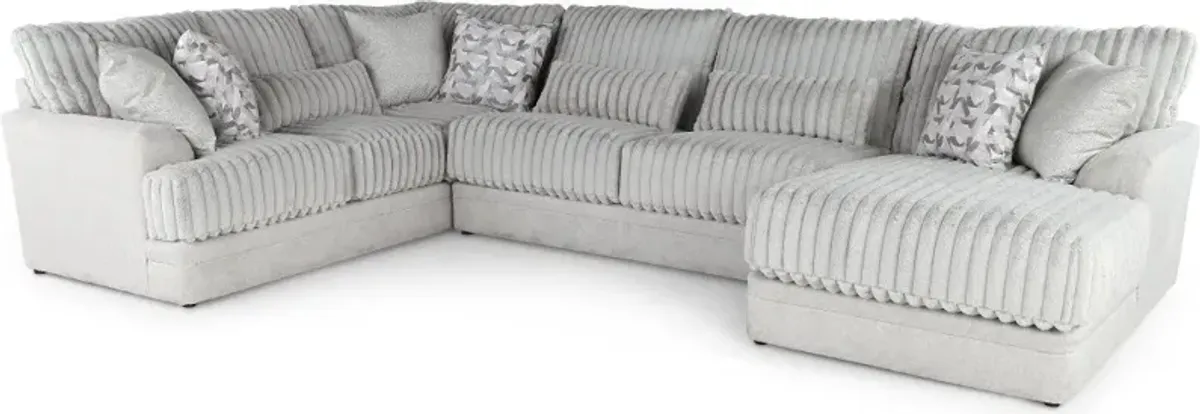 Titan Gray 3 Piece Sectional