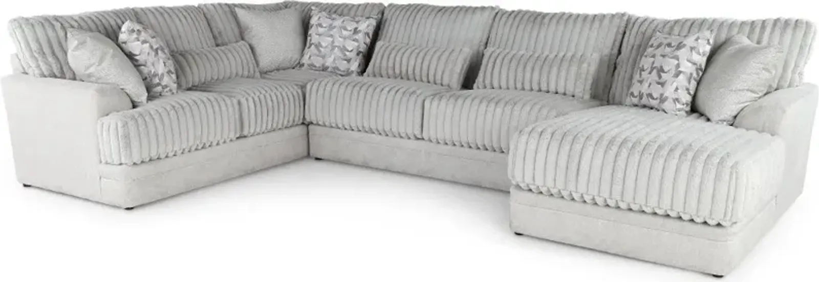 Titan Gray 3 Piece Sectional