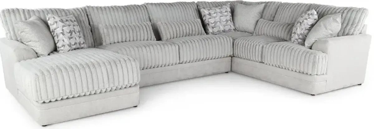 Titan Gray 3 Piece Sectional