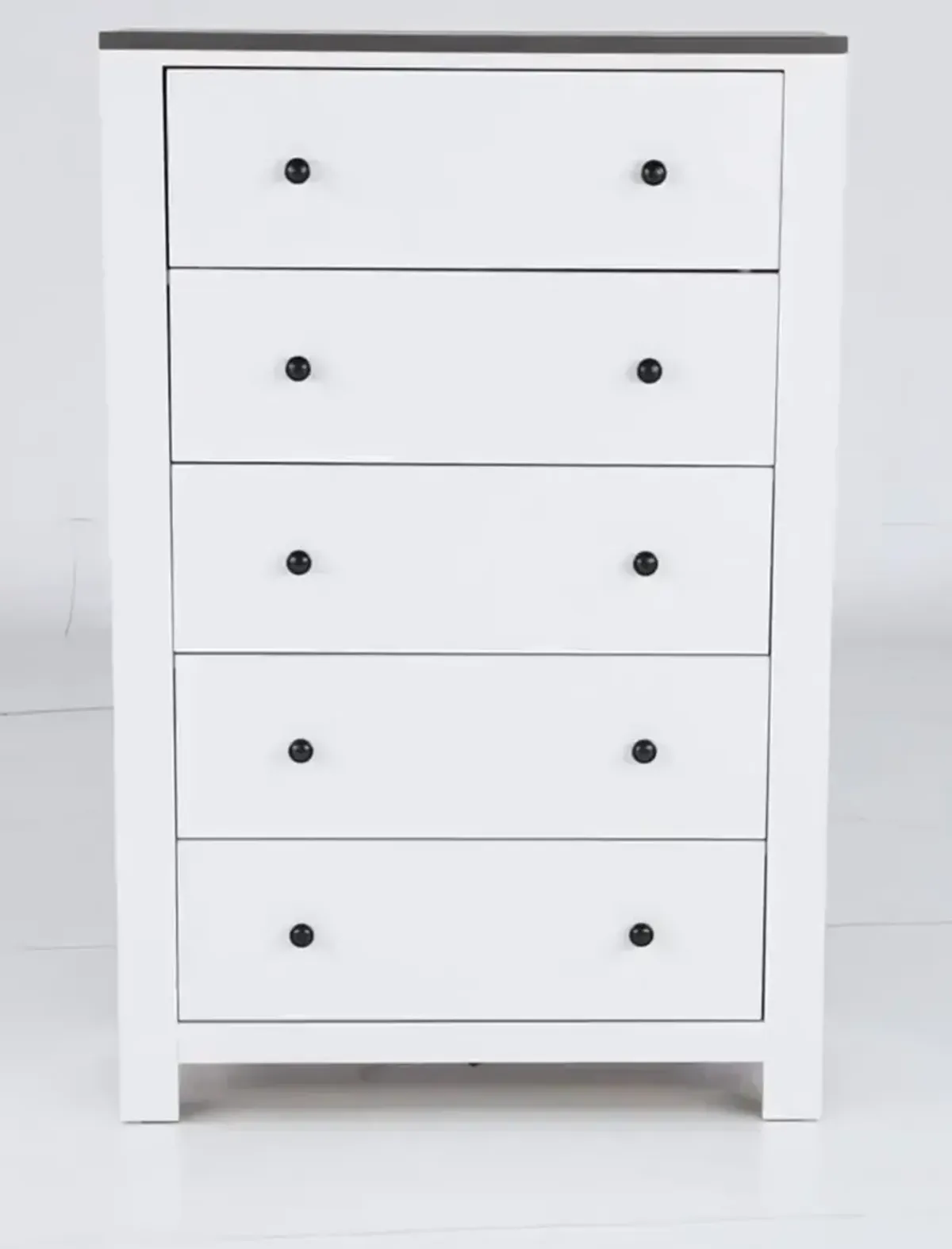 St. James White Chest of Drawers