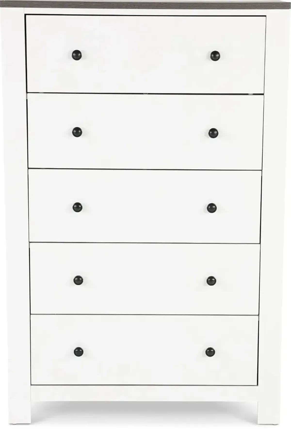 St. James White Chest of Drawers