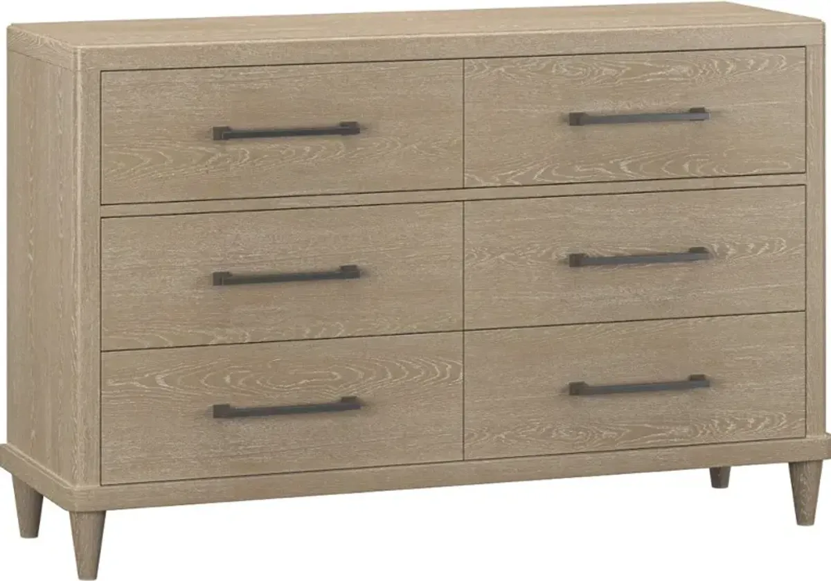 Portside Light Oak Dresser