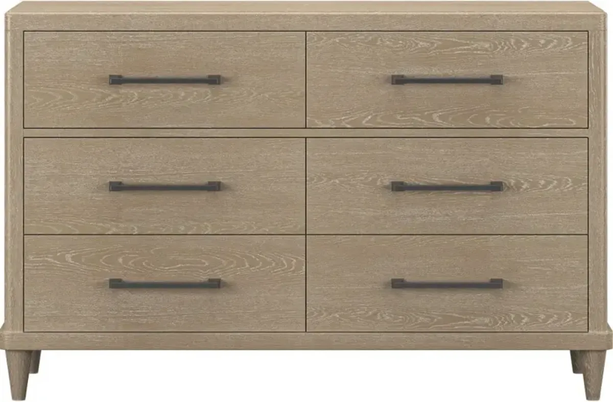 Portside Light Oak Dresser