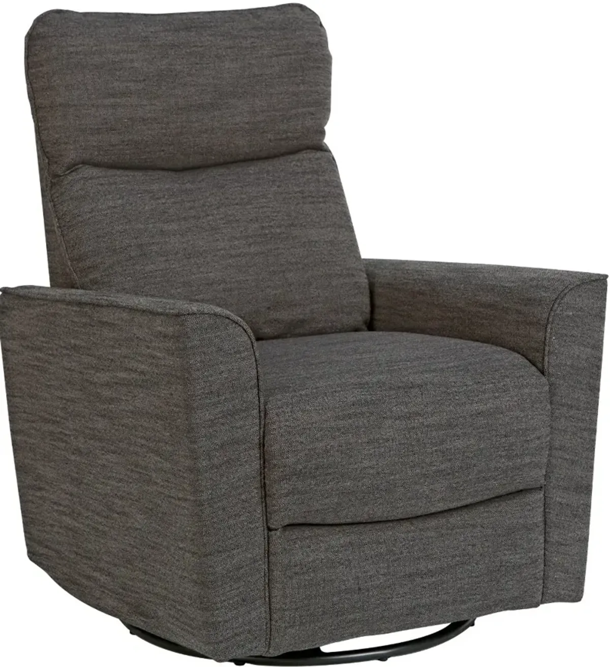 Soho Dark Gray Comfort Swivel Glider