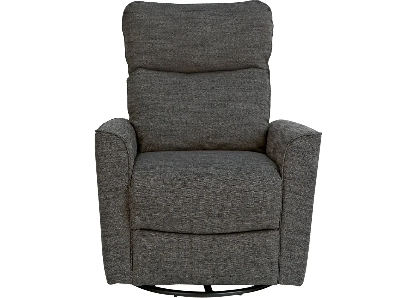 Soho Dark Gray Comfort Swivel Glider